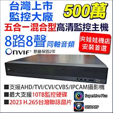 台製 500萬 H.265 8路+8支 監視主機套餐 歷史價格詳細信息