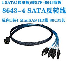 MINI SAS 線  SFF-8643 轉  4SATA 歷史價格詳細信息