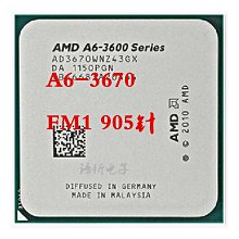 AMD A6-3600 四核心處理器 + 宏碁 DAA75L-aParker 主機板 + 4GB記憶體、整套附風扇與擋板 歷史價格詳細信息
