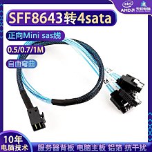 MINI SAS 線  SFF-8643 轉  4SATA 歷史價格詳細信息