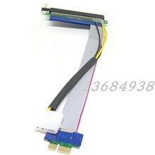 PCI-E 1X-16X 轉接線 帶供電 PCI 1X轉16X 顯卡延長線 介面卡 公對母 延展線 挖礦 有現貨 歷史價格詳細信息
