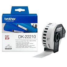 Brother DK-22210 連續標籤帶 ( 29mm 白底黑字 ) 耐久型紙質(3入組) 歷史價格詳細信息