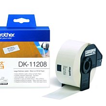 brother 原廠定型標籤帶 DK-11209 ( 白底黑字 29X62mm ) 歷史價格詳細信息