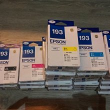 EPSON T193 環保墨水匣，一組(黑藍紅黃各一顆)600元。 歷史價格詳細信息