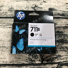 HP 711B 黑色原廠墨水匣 80ml取代型號 CZ133A 墨水，需更新韌體後才可以使用 3WX01A / NO.711B 歷史價格詳細信息