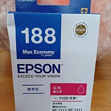 EPSON 188(C13T188250)原廠藍色墨水匣 歷史價格詳細信息