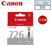 Canon CLI-726GY 灰色 原廠 墨水匣 公司貨 歷史價格詳細信息