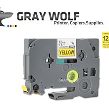 Brother TZe-631 護貝標籤帶(12mm 黃底黑字)三入組 歷史價格詳細信息