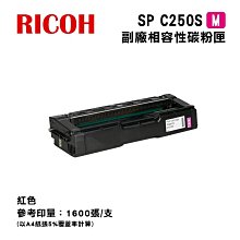 RICOH SP C250S 副廠藍色碳粉匣 適用: SP C261DNw,C261SFNw 歷史價格詳細信息