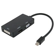 DP(DisplayPort)公 轉 HDMI/VGA/DVI-I 3合1影像訊號傳輸轉接器 歷史價格詳細信息