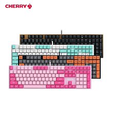 櫻桃cherry青色機械鍵盤滑鼠套組青軸茶軸電競遊戲專用高顏值女生 歷史價格詳細信息