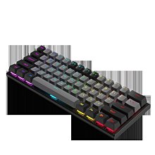 61鍵青軸真機械迷你鍵盤有線TYPE-C分離熱插拔混光遊戲電競鍵盤 歷史價格詳細信息