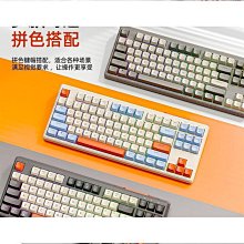 【熱賣】狼蛛F2183機械鍵盤透明鍵帽RGB三模遊戲 歷史價格詳細信息