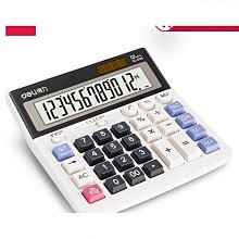 得力計算器高鍵盤語音計算器財務會計辦公室用學生高顏值計算機可愛多巴胺桌面大號機械電腦按鍵便攜計算器 歷史價格詳細信息