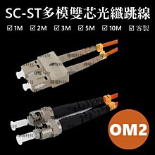 含稅開票【曙曜】OM2多模雙芯SC-ST光纖跳線3M 50/125μm LSZH低煙無鹵 1Gbps專用 歷史價格詳細信息