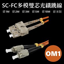 含稅開票【曙曜】OM1多模雙芯SC-SC光纖跳線3M 62.5/125μm LSZH低煙無鹵 100Mbps專用 歷史價格詳細信息