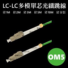 含稅開票【曙曜】OM5多模單芯LC-SC光纖跳線3M 50/125μm LSZH低煙無鹵 100Gbps專用 歷史價格詳細信息