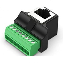RJ45 轉 8PIN端子｜公頭/母頭｜免夾網路接頭｜綠色端子/網路轉接頭/水晶頭延長 歷史價格詳細信息