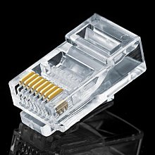 RJ45連接器 8P8C網路介面 帶燈有彈片90度插座206-02064 歷史價格詳細信息