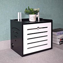 路由器收納盒實木wifi壁掛光插排電線板遮擋箱遮醜機頂盒置物架 歷史價格詳細信息