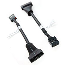USB3.0轉USB2.0轉接線 主機板20針轉機殼9針 機箱前置USB轉接線 20Pin母 to 9Pin公 數據線 歷史價格詳細信息