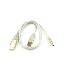 USB A公-Mini USB 5p公 金屬編織網遮蔽抗干擾 2.0版本高速傳輸數據線 USB連接線長1.5及3米 歷史價格詳細信息