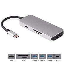 多埠轉接器 Type-C公轉HDMI母/USB3.0 A母/C母/RJ45千兆埠 支持充電 金色 UC-015-GO 歷史價格詳細信息