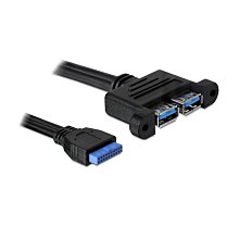 U3-043 20pin轉usb 3.0 主板20pin轉2port 外接轉換可鎖面板0.5米 歷史價格詳細信息