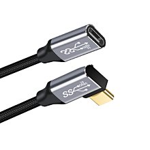 UC-058-UP(上下彎) Type-C公對母 Type-C延長線 10Gb 100W 4K60Hz PD 音視頻傳輸 歷史價格詳細信息