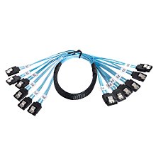 SATA3.0 RAID線 SATA轉SATA線 4SATA對4SATA 服務器線 雙組鋁箔屏蔽 SF-009-0.5M 歷史價格詳細信息