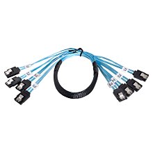 SF-009-0.5M SATA轉SATA線 4SATA對4SATA 服務器線 雙組鋁箔屏蔽 SATA3.0 RAID線 歷史價格詳細信息