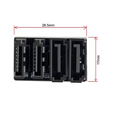 SATA公母轉接 主機板SATA轉接頭 7PIN SATA 180度轉向接頭 適用主機板SATA接口走線器 SA-019 歷史價格詳細信息