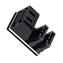 SATA公母轉接 主機板SATA轉接頭 7PIN SATA 180度轉向接頭 適用主機板SATA接口走線器 SA-019 歷史價格詳細信息