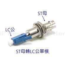 ST母轉LC公50/125多模轉接頭 光纖耦合器 多模光纖轉接頭 OTDR 光纖轉換頭 光端機連接器 ST母-LC公 歷史價格詳細信息