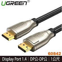 【MR3C】含稅公司貨 綠聯 DP傳輸線 Display Port 1.4版 金屬編織款 合金外殼 3M (60844) 歷史價格詳細信息