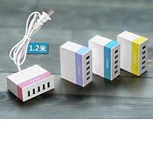 5USB多孔充電器,6A五合一手機USB充電插座,直立家用帆船充電座,歐規贈送轉接頭 歷史價格詳細信息