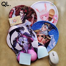 創意滑鼠墊護腕矽膠撞色男女生辦公3D立體防腱鞘炎鍵盤手託可定製 歷史價格詳細信息