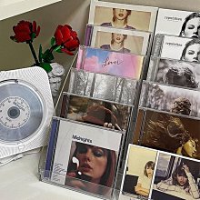 現貨 亞克力專輯收納盒cd墻ins光碟收藏防塵保護透明光盤碟片展示架子 收纳包 歷史價格詳細信息