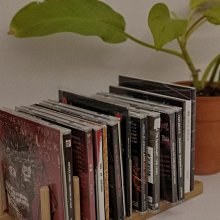 黑膠唱片架收納盒cd架磁帶碟片專輯光盤游戲光碟收納架漫畫展示架 歷史價格詳細信息