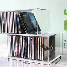現貨 亞克力專輯收納盒cd墻ins光碟收藏防塵保護透明光盤碟片展示架子 收纳包 歷史價格詳細信息