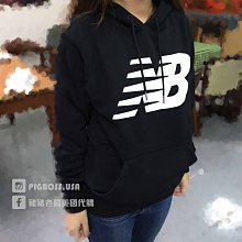 New Balance [AMT83528BK] 男 連帽上衣 經典LOGO 休閒 刷毛 保暖 舒適 穿搭 紐巴倫 黑 歷史價格詳細信息