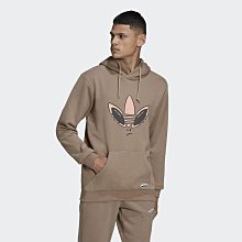 Adidas Originals HOODIE 男款 白色 三葉草 立體浮雕LOGO 連帽 長袖 上衣 DN8046 歷史價格詳細信息
