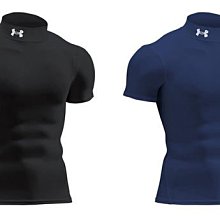 貳拾肆棒球-日本帶回限定品Under Armour高校甲子園式樣短袖高領緊身衣/寶藍/ 歷史價格詳細信息