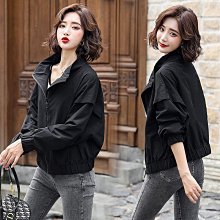 外套 棒球外套棒球服 百搭洋氣上衣 品質小個子 休閒外套 春秋早穿新款女短版 夾克外套棒球服潮子母扣開衫 歷史價格詳細信息