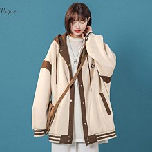 ????棒球外套 冬天外套 長袖連帽外套 防風外套 燈芯絨棒球服女2024秋冬新款韓版寬松ins潮學生日系加厚外套棉衣 歷史價格詳細信息