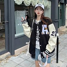 高街字母棒球服男 2024新款美式設計感棉衣男 高級感痞帥寬鬆夾克男m-3xl 歷史價格詳細信息