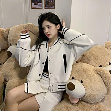 復古短版棒球外套棒球服女2022春秋季新款韓版百搭寬鬆顯瘦夾克小香風外套 歷史價格詳細信息