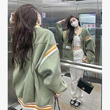 百搭外套 春秋復古外套 夾克外套  韓國棒球外套 【P1007】 黑色夾克外套女小個子短版寬鬆韓版休閒棒球服2023新款 歷史價格詳細信息