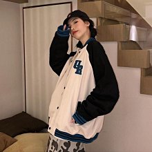 新款上市 復古棒球外套男 情侶款 男女穿 棒球襯衫 夾克外套 学院风高品質刺繡上衣 長袖襯衫 格子外套 風衣外套女 歷史價格詳細信息