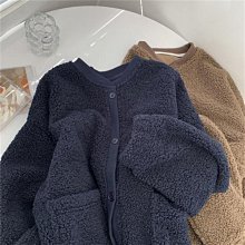 羔羊毛外套男刷毛加厚港風寬鬆羔羊絨外套冬裝加厚舒適休閒A6 羔羊毛絨外套男生新款潮牌寬鬆青少年冬季加厚~潮男服飾 歷史價格詳細信息